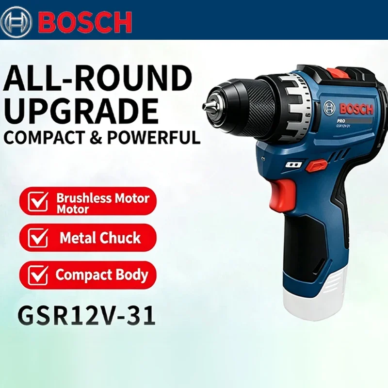 Woodworking Workshop - Bosch GSR 12V-31 Bor Listrik Tanpa