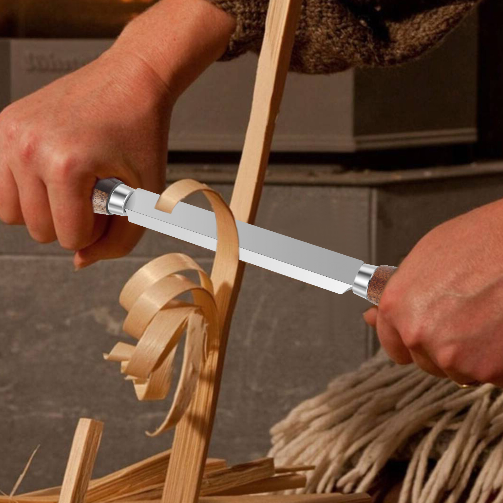 Drawknife Blade - Pisau Sk5 untuk Pertukangan Kayu, Pisau