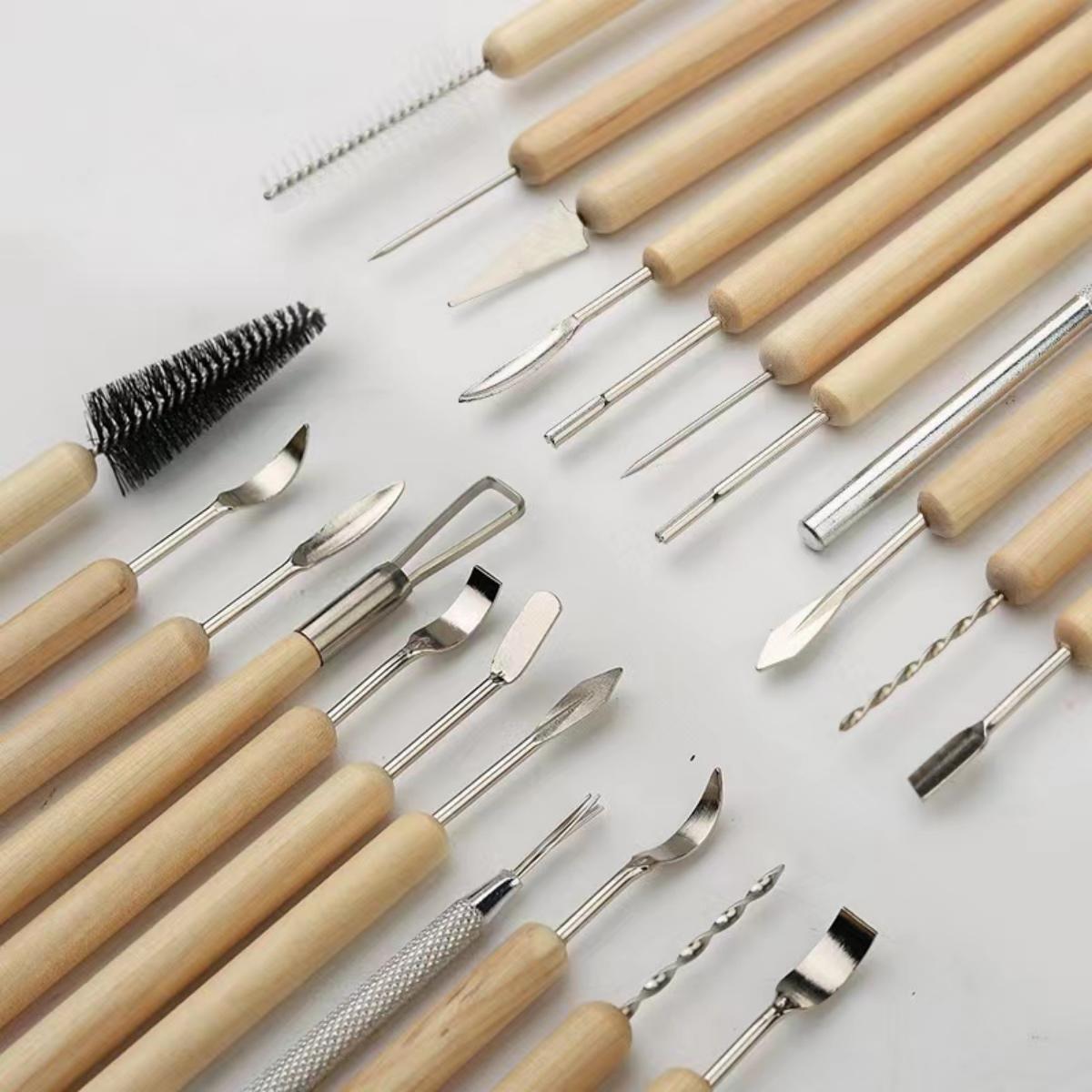 Wood Chisel Set - 1SET Alat Pahat Tanah Liat Keramik