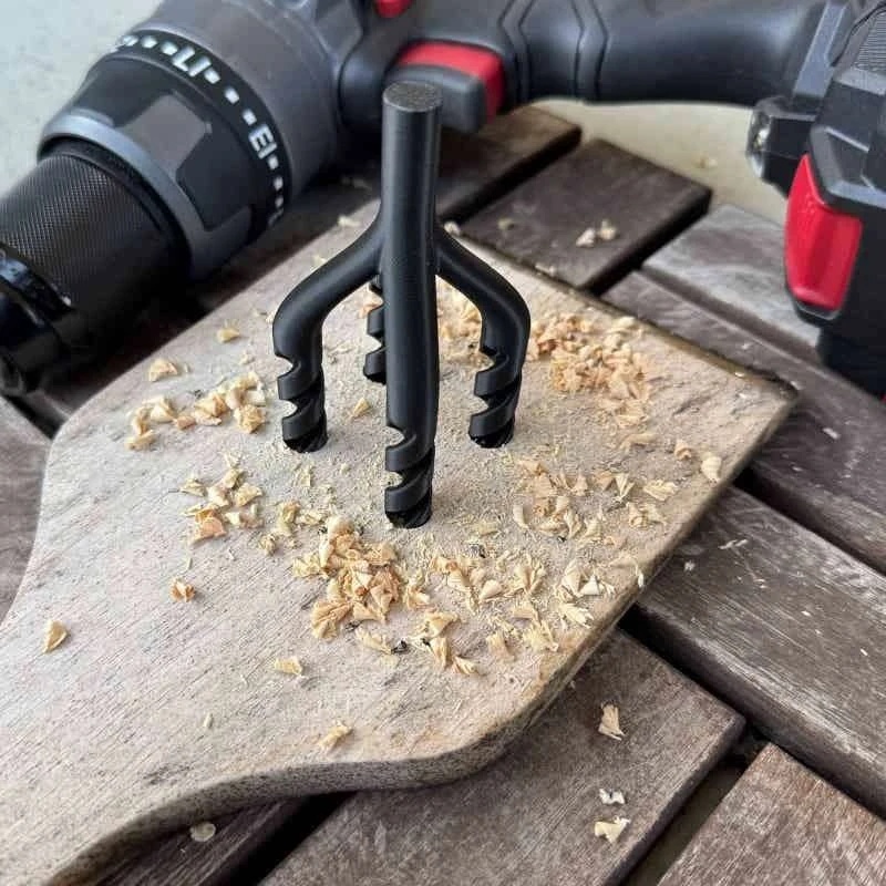 Woodworking Jokes - Mata Bor Plastik Empat Buah, Aksesori