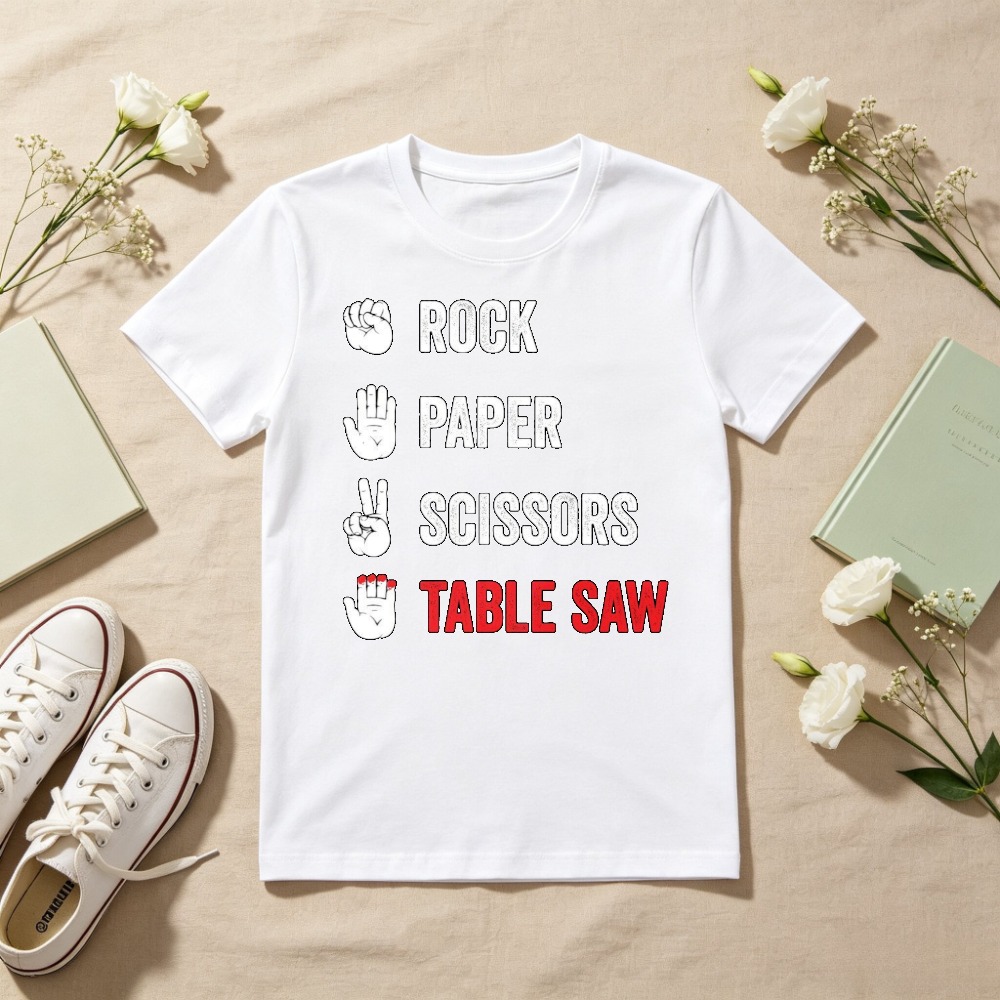 Woodworking Jokes - Kaos Oblong Lengan Pendek dengan Gambar