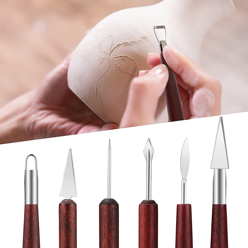 6 buah alat tembikar ukiran li - Wood Chisel Set ulasan dan harga