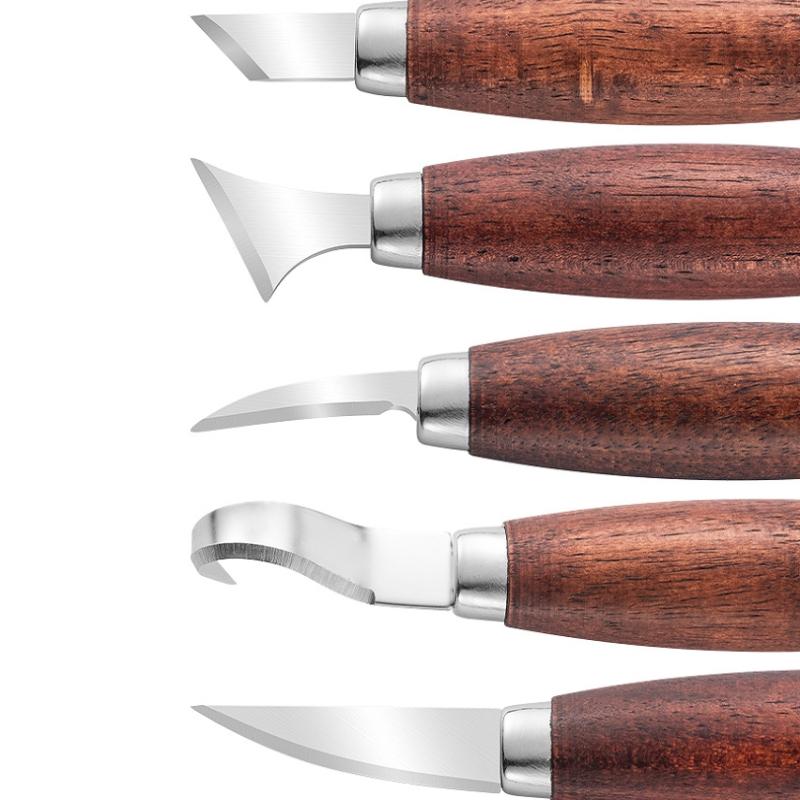 5 Pcs Set Pahat Ukir Kayu - Al - Wood Chisel Set ulasan dan harga