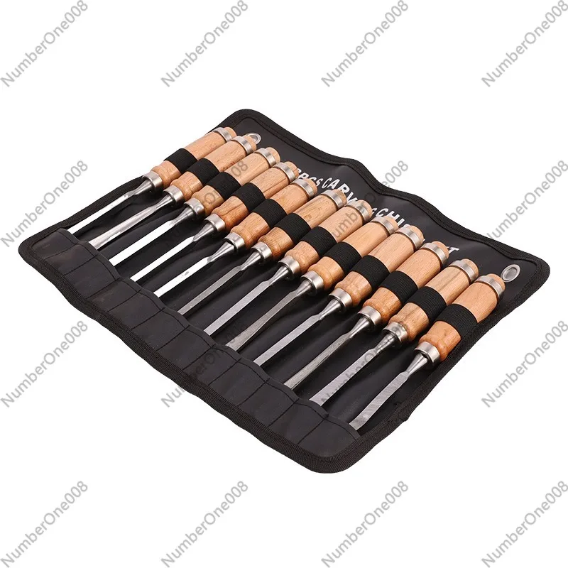 12PCS Set Alat Ukir Kayu Profe - Wood Chisel Set ulasan dan harga