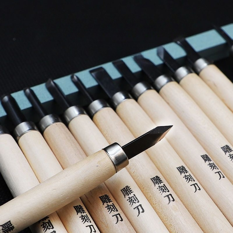 Set Pisau Ukir, Stempel Karet  - Wood Chisel Set ulasan dan harga