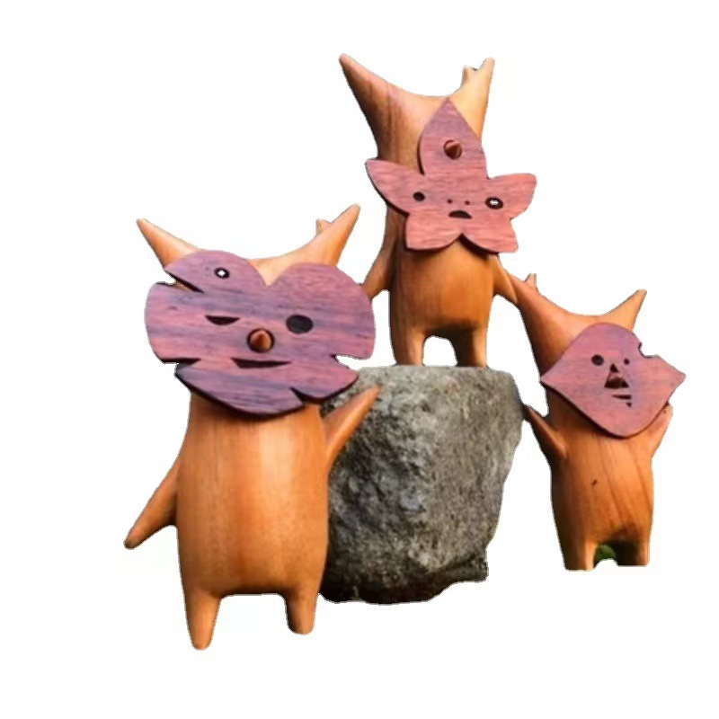 1/2/3 buah patung Korok kayu d - Woodworking Resin ulasan dan harga