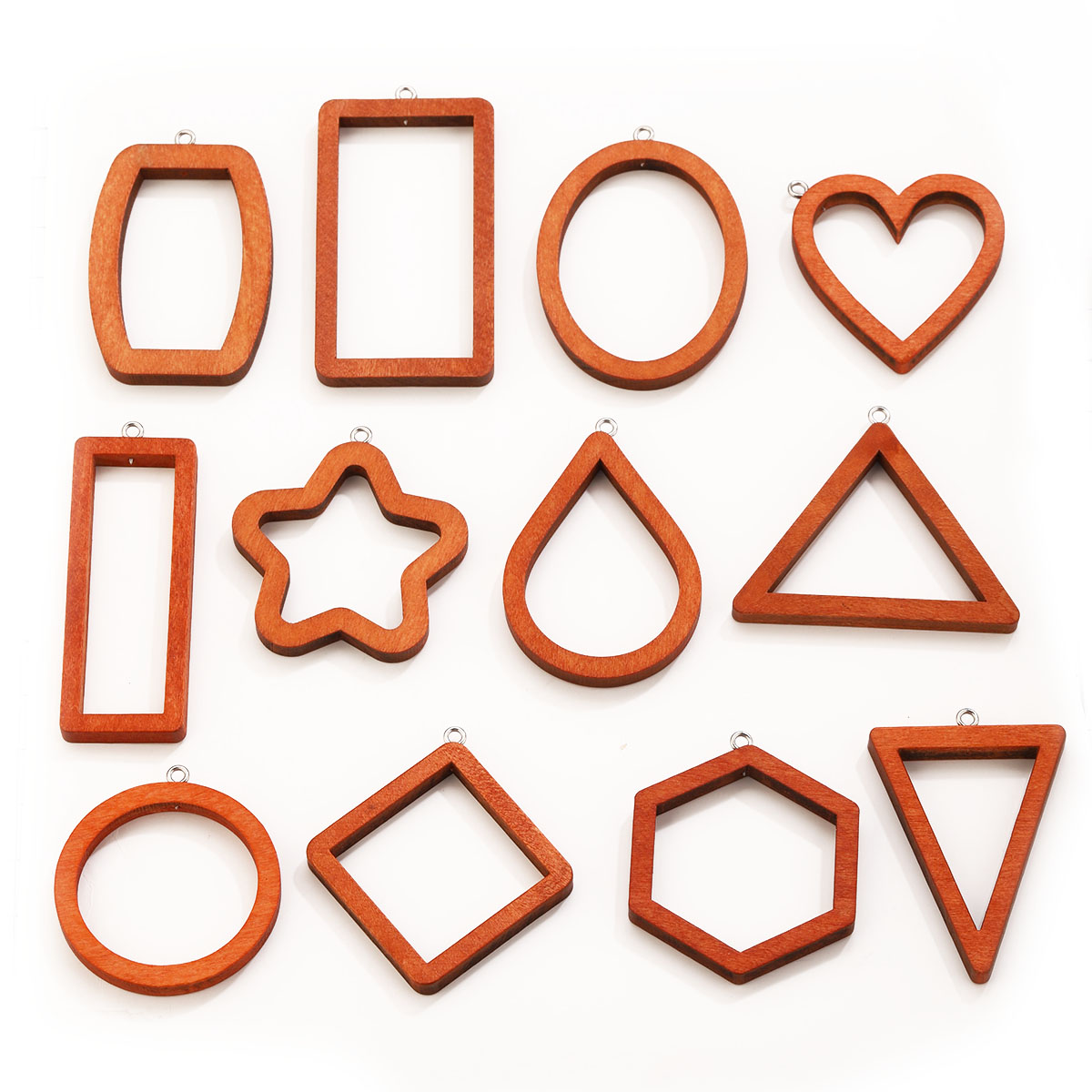 10 Buah Jimat Geometris Kayu S - Woodworking Resin ulasan dan harga