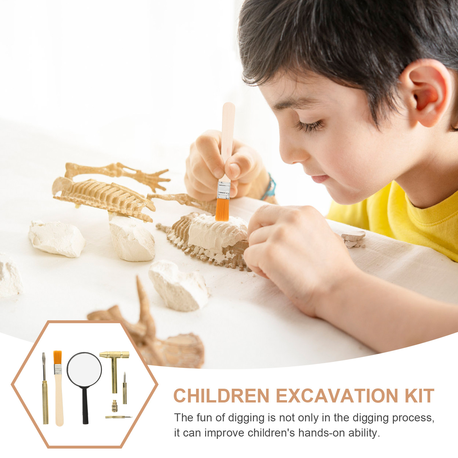 1Set Alat Penggalian Anak Set  - Wood Chisel Set ulasan dan harga
