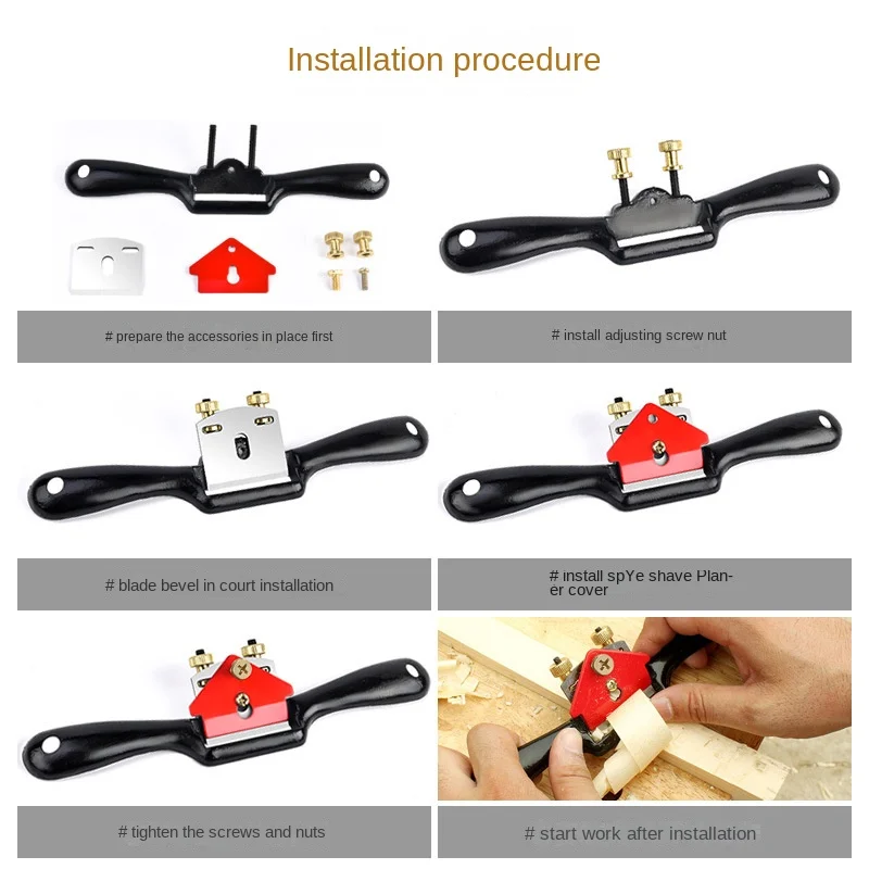 Serut Kayu Manual Alas Datar y - Drawknife Blade ulasan dan harga